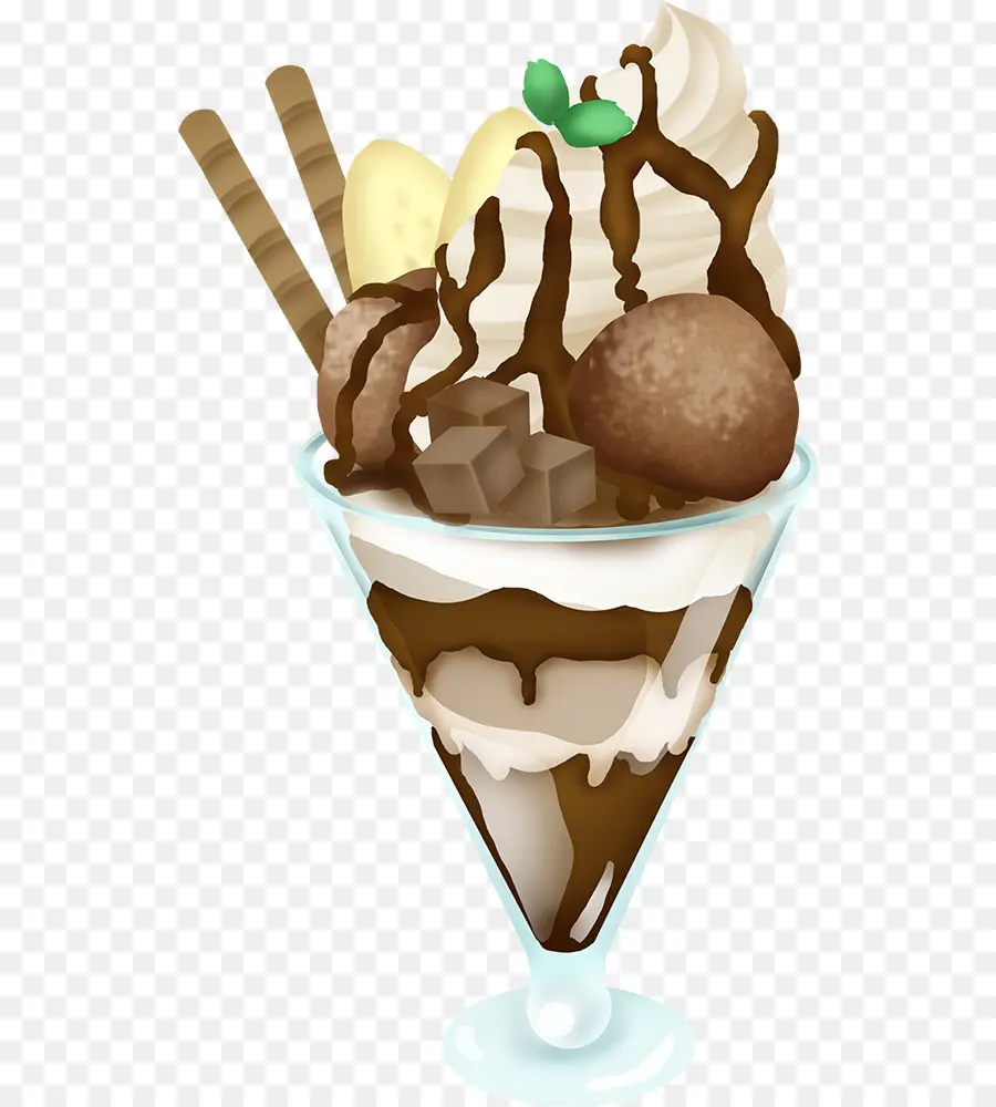 ไอศกรีม Sundae，ซันเดย์ PNG