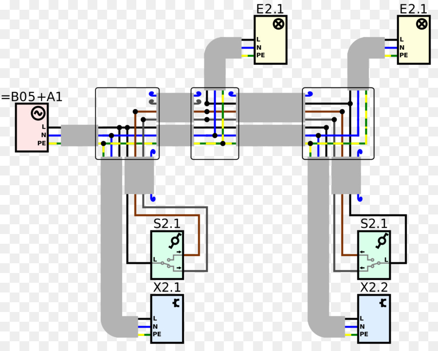 Multiway เปลี่ยน，เพราะไฟฟ้าลัดวงจ Switches PNG