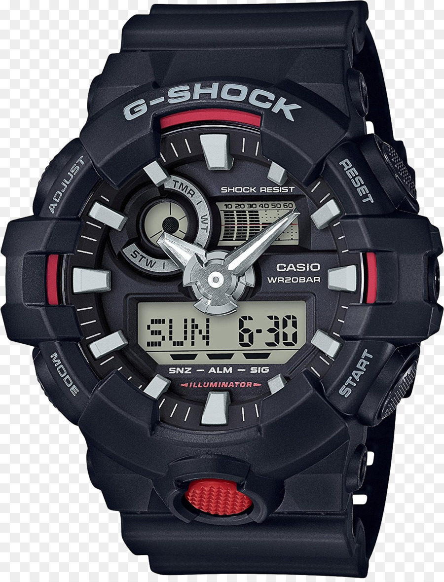 นาฬิกาดำ，G Shock PNG