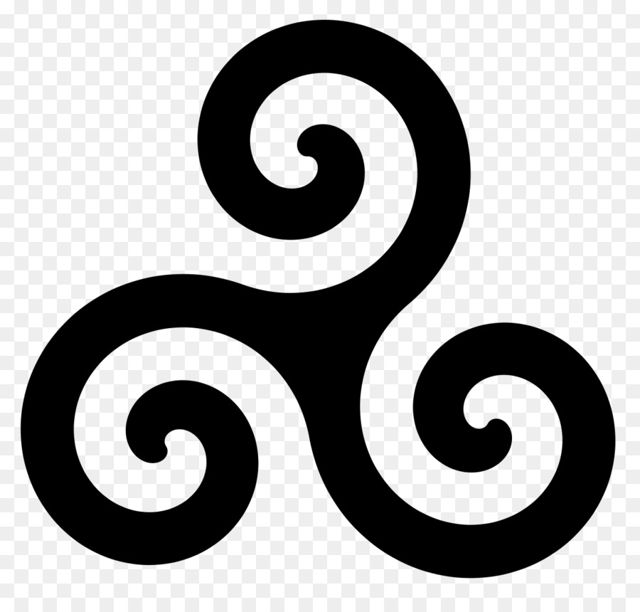 Triskelion สีเขียว，เกี่ยวกับเซลติก PNG