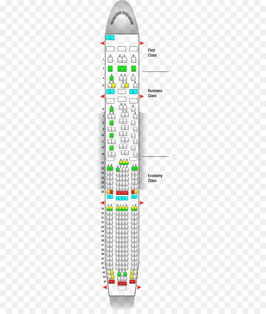 แผนภูมิที่นั่งเครื่องบิน，เครื่องบิน PNG