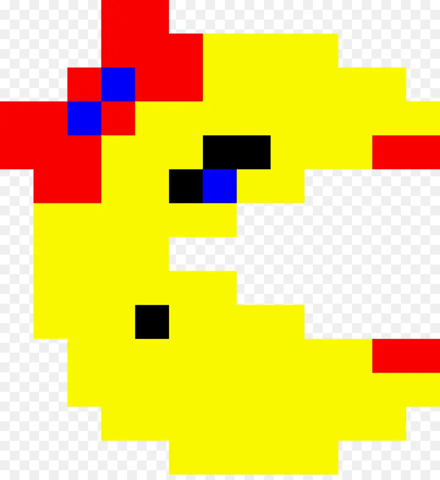 Pac Man Pixelated，เกม PNG