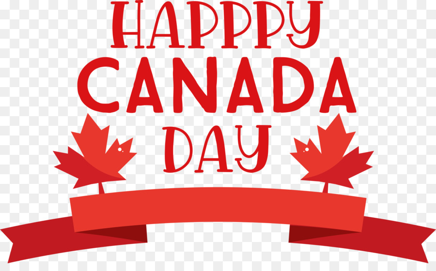 Happy Canada Day Banner，การเฉลิมฉลอง PNG