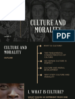 Lesson 5 Culture and Morality