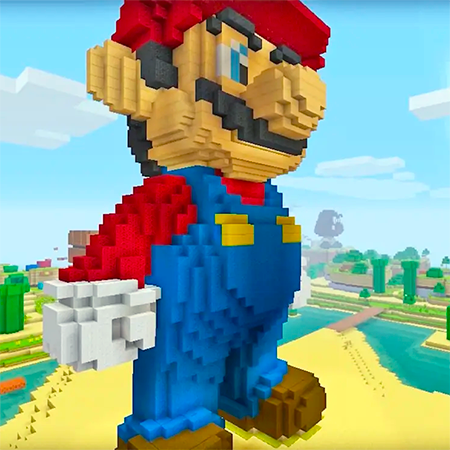 Minecraft Super Mario