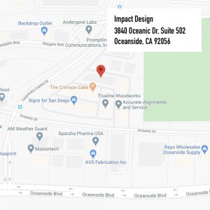 Impact Design location Oceanside