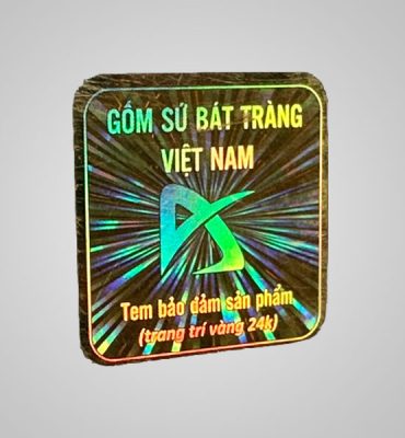 In tem bảo hành Hologram 7 màu