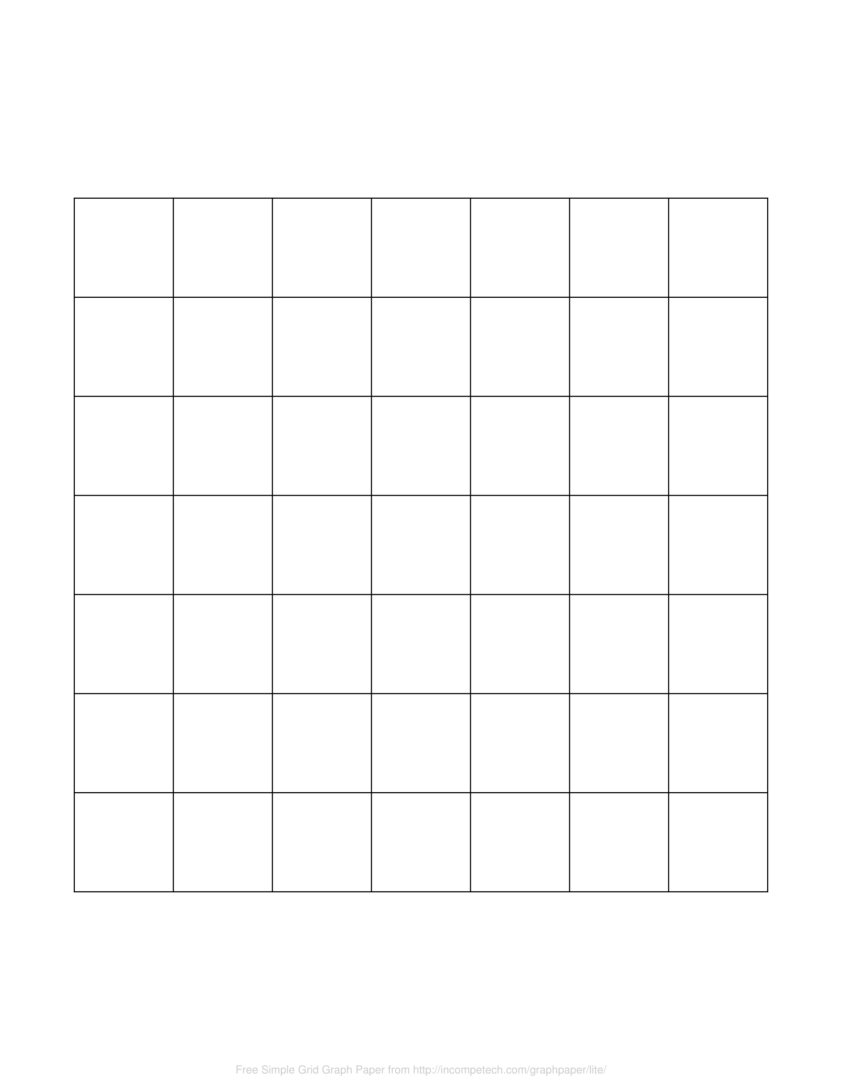 50 Square Grid Free Printable