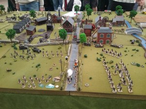 A Very British Civil War game in action.