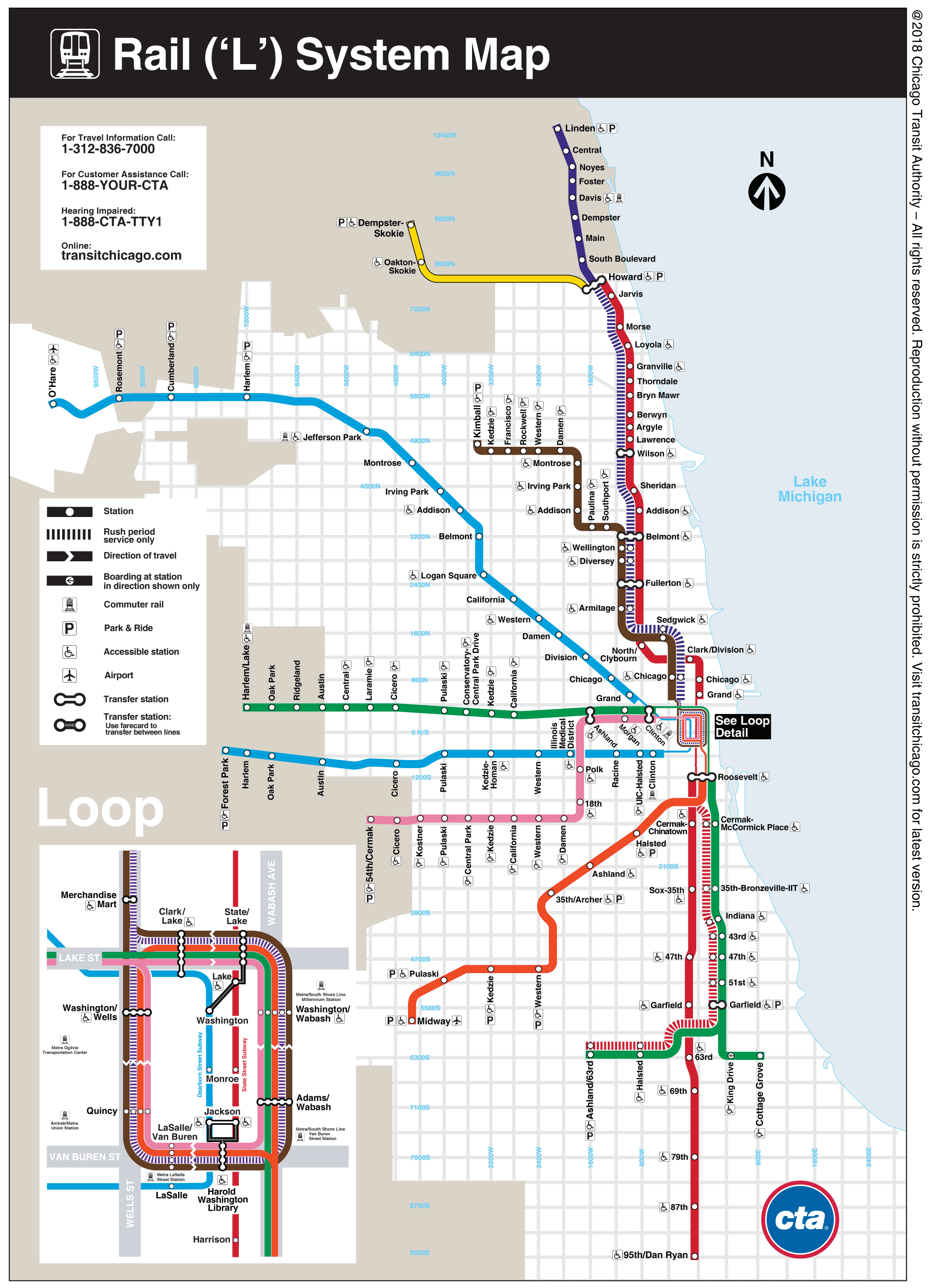 CTA System Map