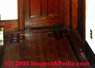 Chestnut baseboard trim © Daniel Friedman