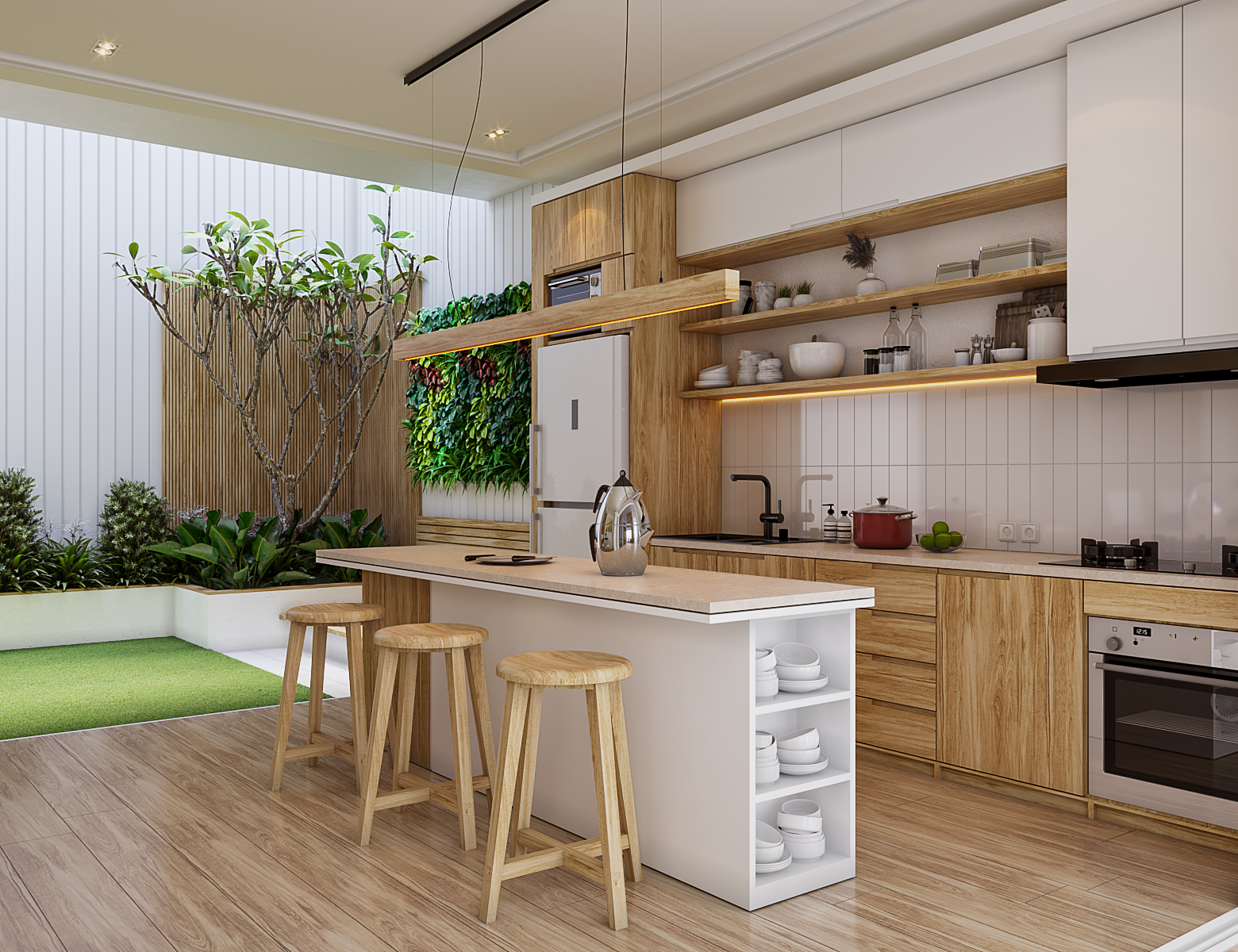 3d render desain interior