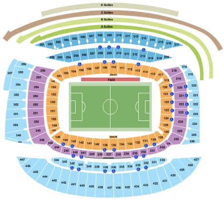 Seat Number Soldier Field Seating Chart