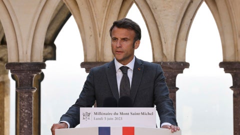 Emmanuel Macron, presidente de Francia - Foto: AFP