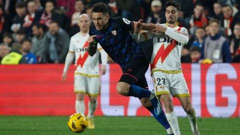 Rayo Vallecano vs. Sevilla en liga española - Foto: EFE