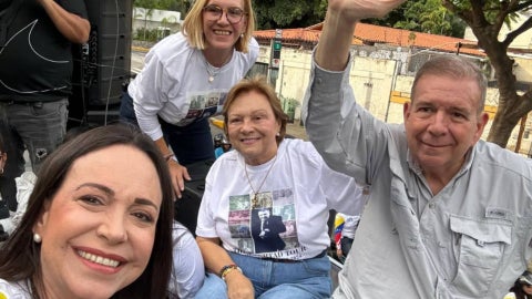 Cierre de campaña de Edmundo González y María Corina Machado en Caracas - Foto NTN24