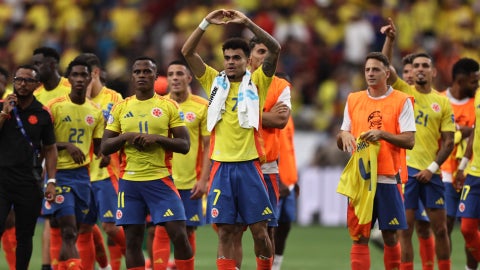 Jugadores de la selección Colombia en la Copa América 2024 - Foto: EFE