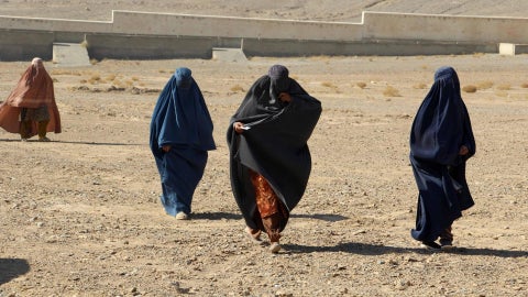 Mujeres en Afganistán / FOTO: EFE