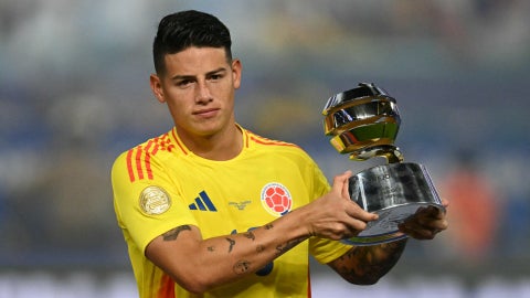 James Rodríguez, futbolista colombiano (AFP)