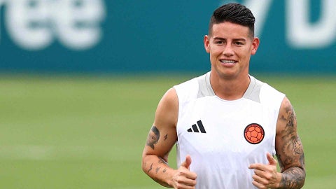 El futbolista colombiano James Rodríguez (AFP)