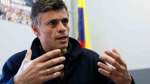 Leopoldo López, líder opositor venezolano.