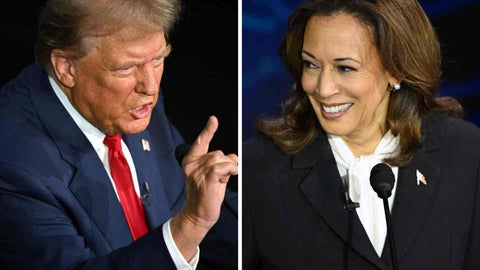 Donald Trump y Kamala Harris (AFP)