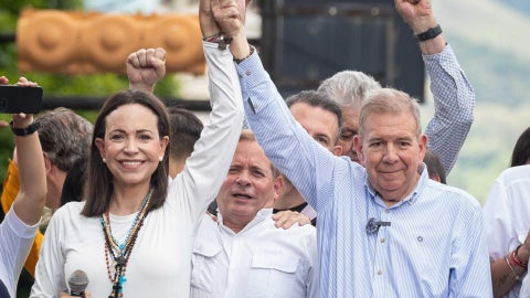 María Corina Machado y Edmundo González - Foto: EFE