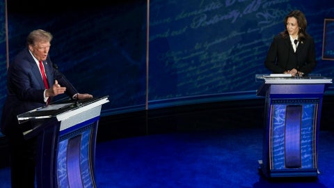 Donald Trump y Kamala Harris, candidatos a la presidencia de Estados Unidos / FOTO: EFE