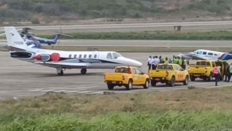 Avión venezolano en Cúcuta