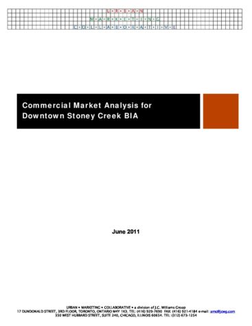 Stoney Creek BIA Commercial Market Analysis thumbnail