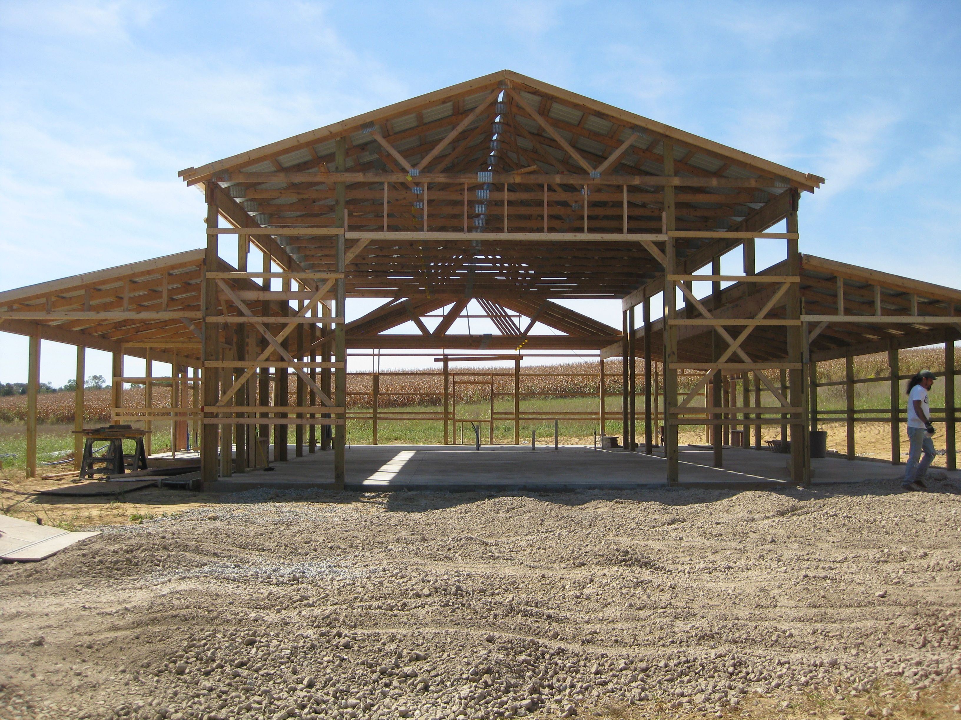 Wooden barn photo