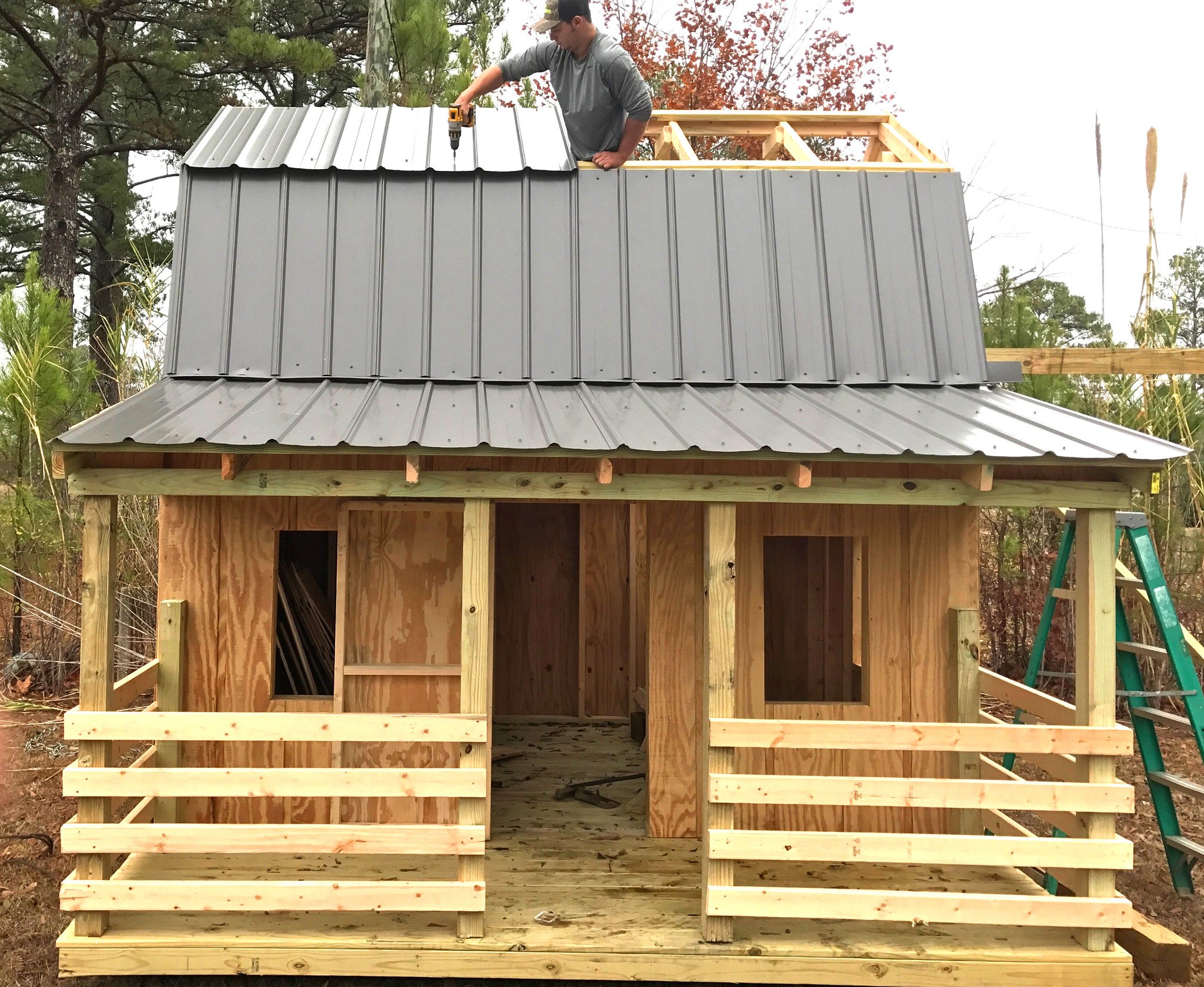 Wooden barn photo