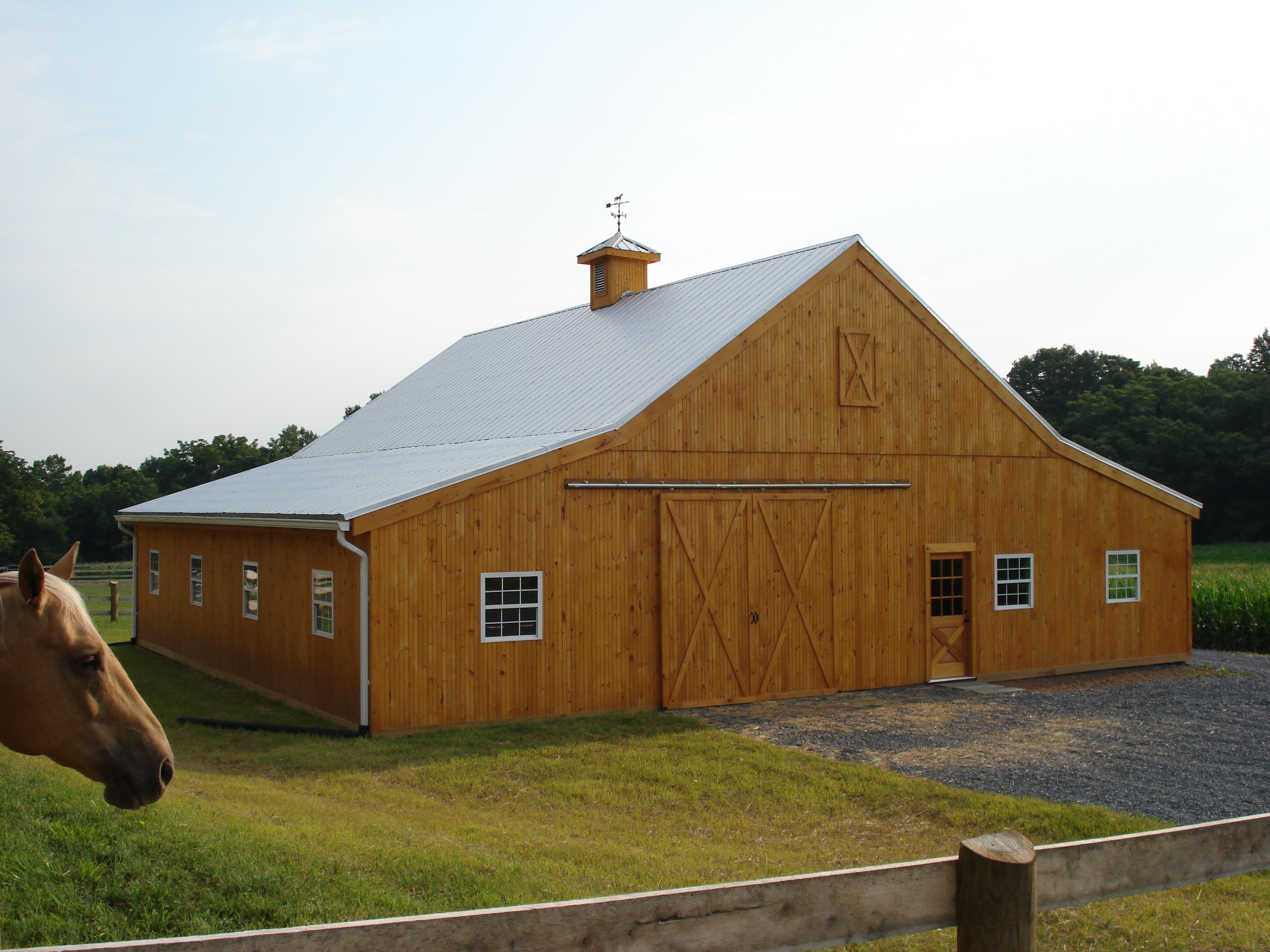 Wooden barn photo