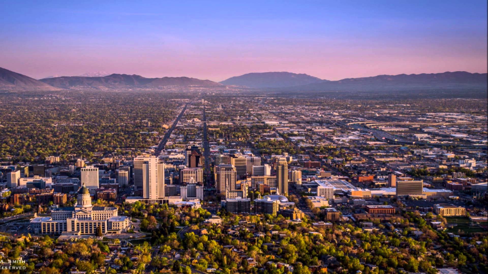 City skyline photo