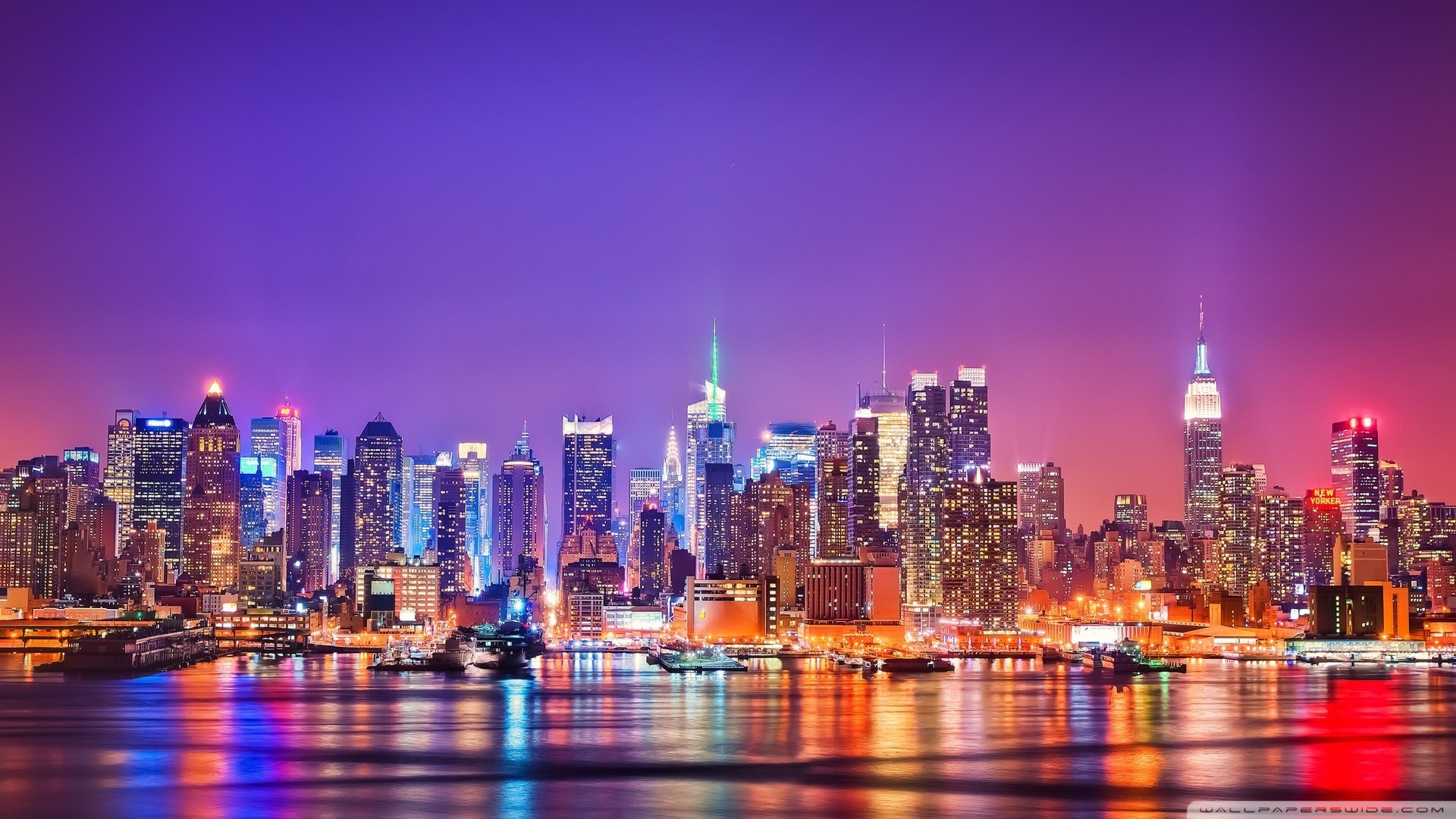 New York City Skyline at Night ❤ 4K HD Desktop Wallpaper for 4K ...