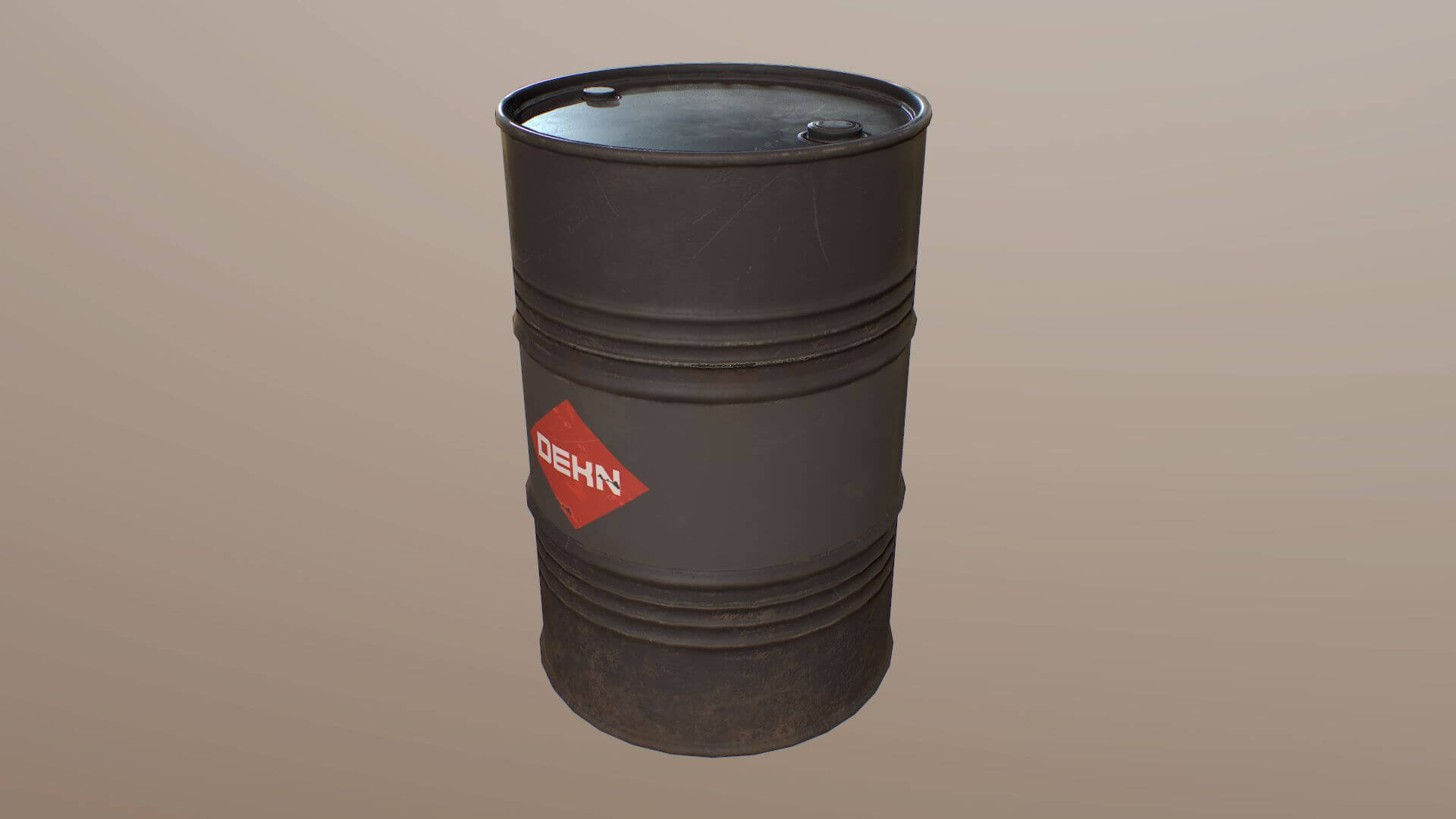 55 Gallon Oil Drum 3D Model