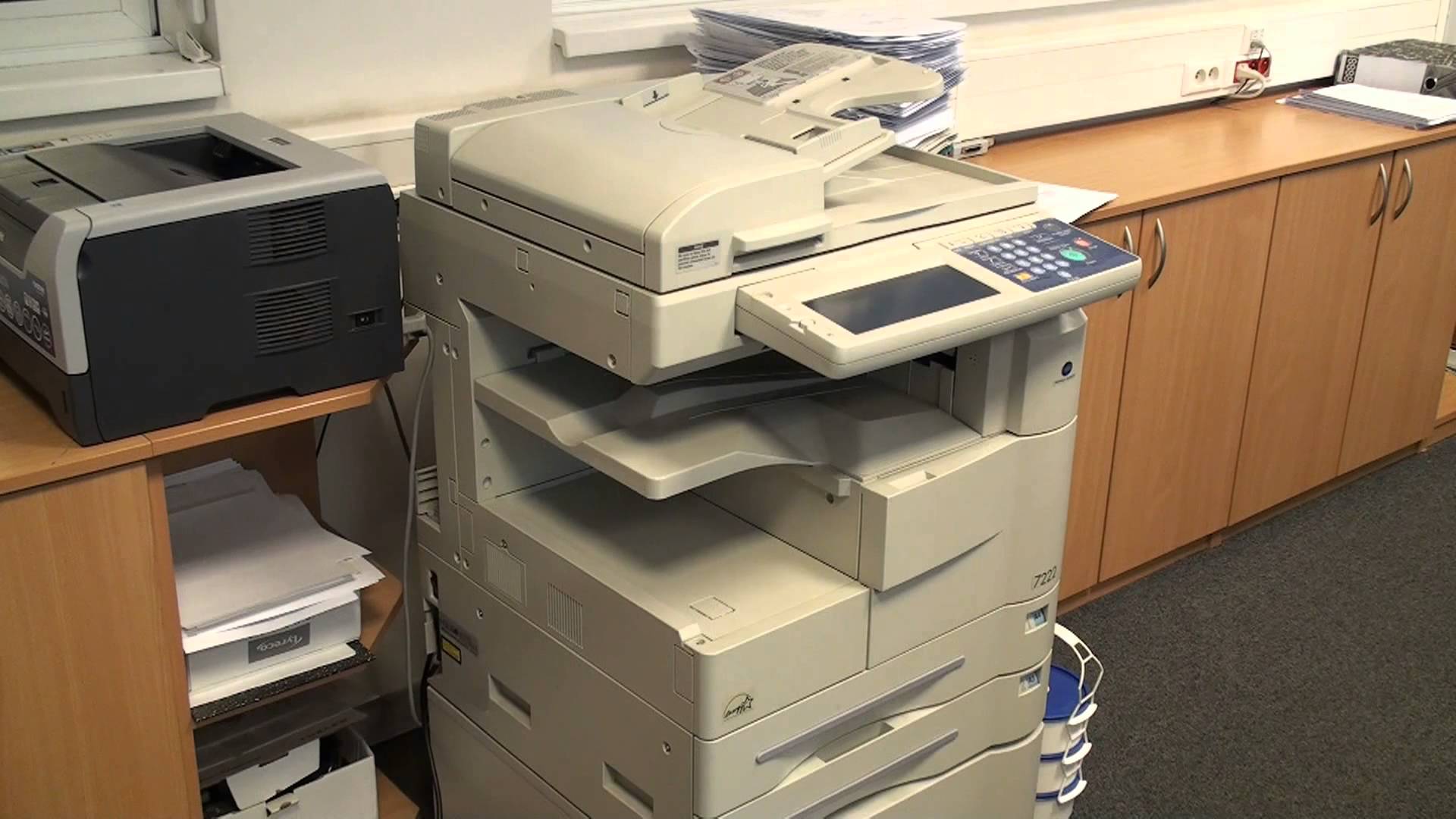 Konica Minolta 7222 Copy Machine Review - YouTube