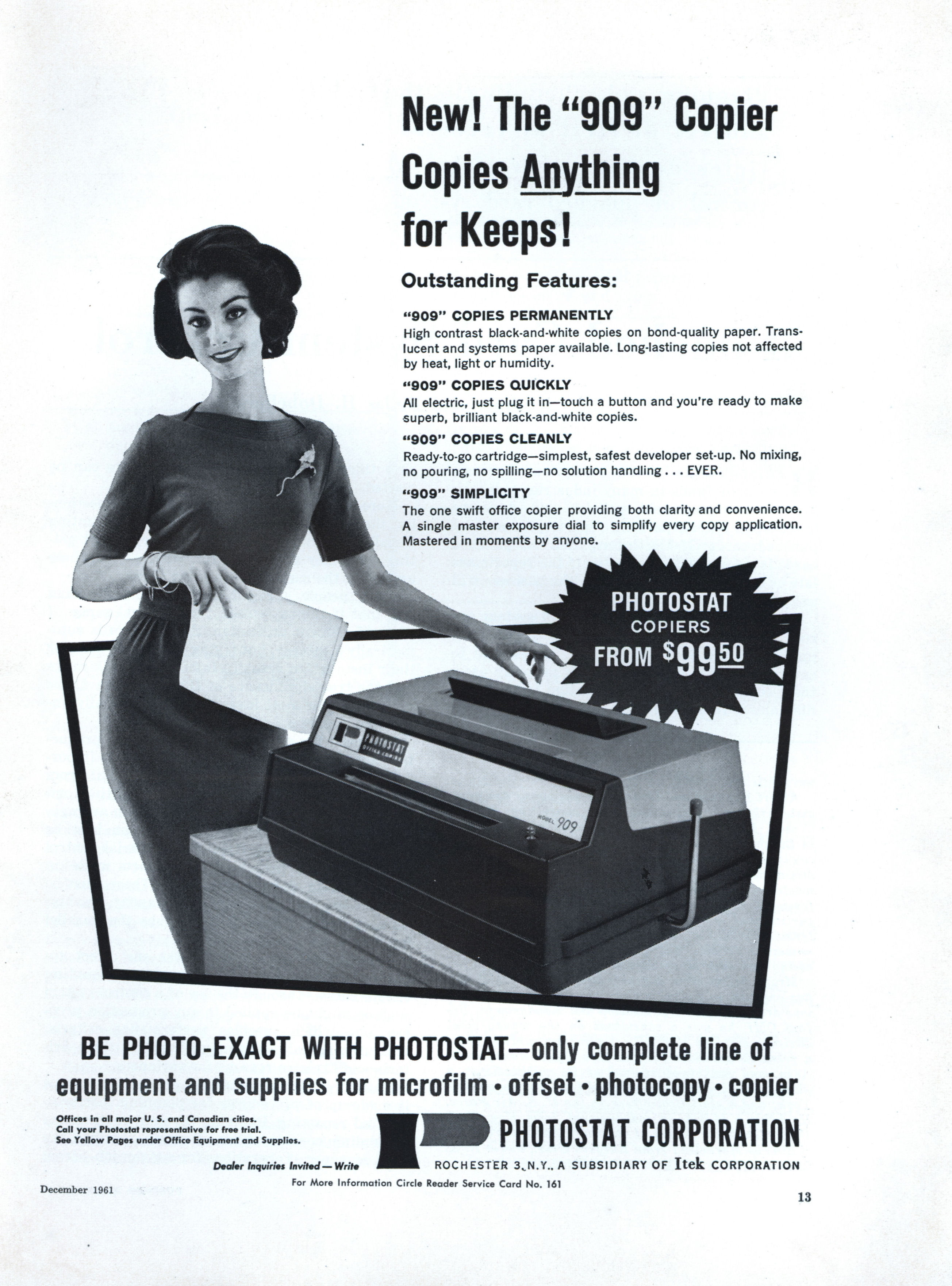 New! The “909” Copier Copies Anything for Keeps! | Modern Mechanix