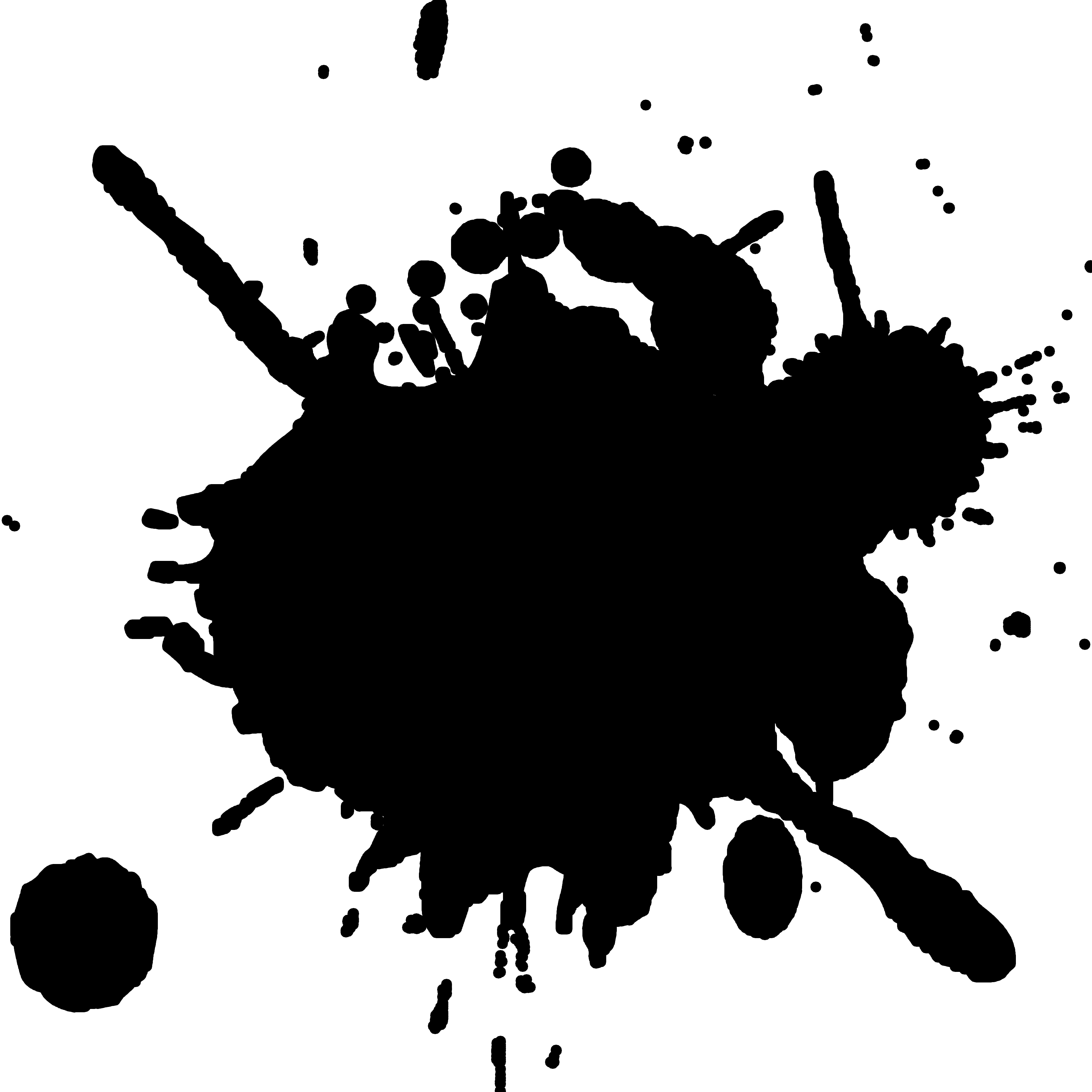 Real Paint Splatter Clipart