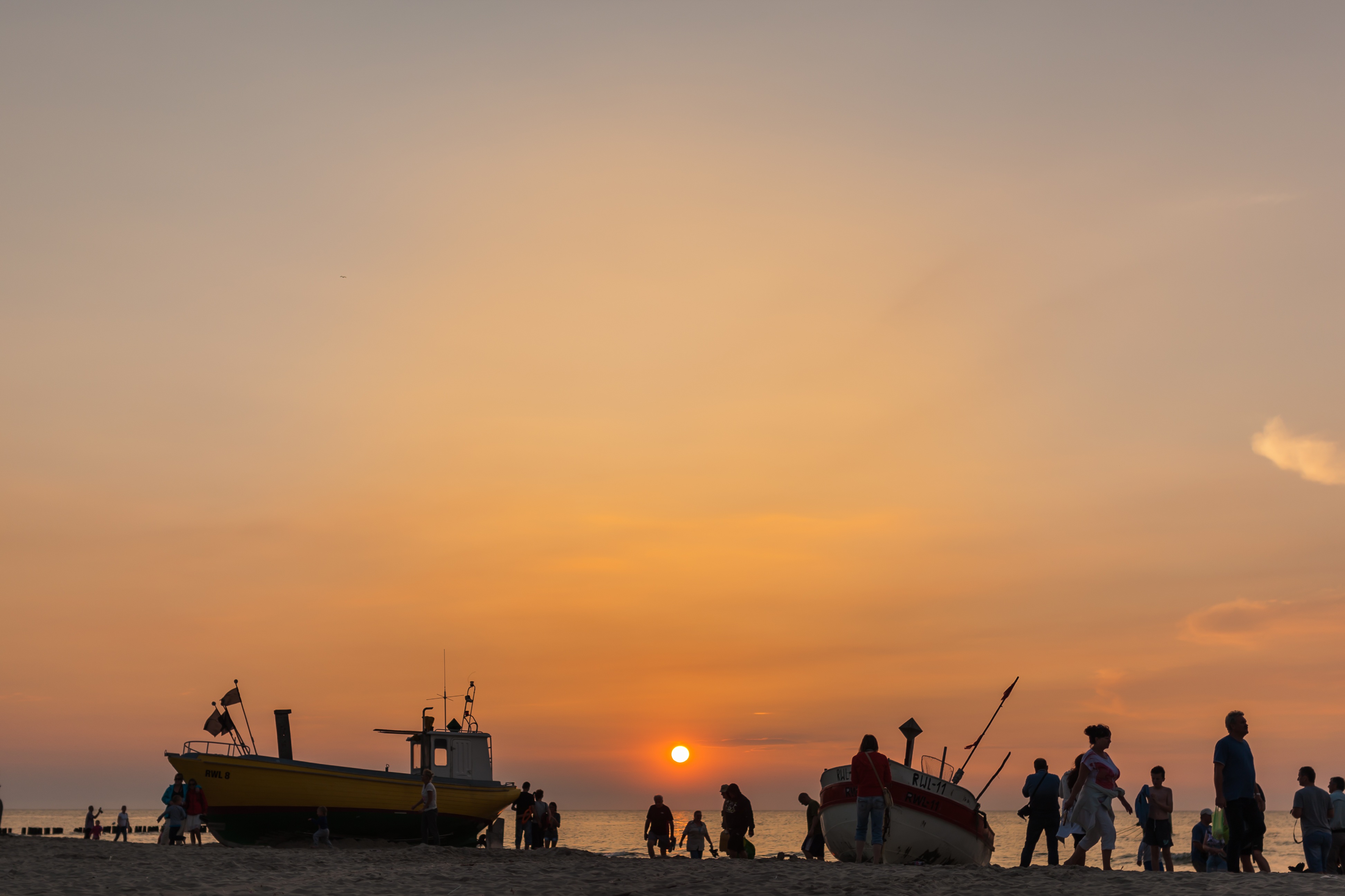 People on the beach photo