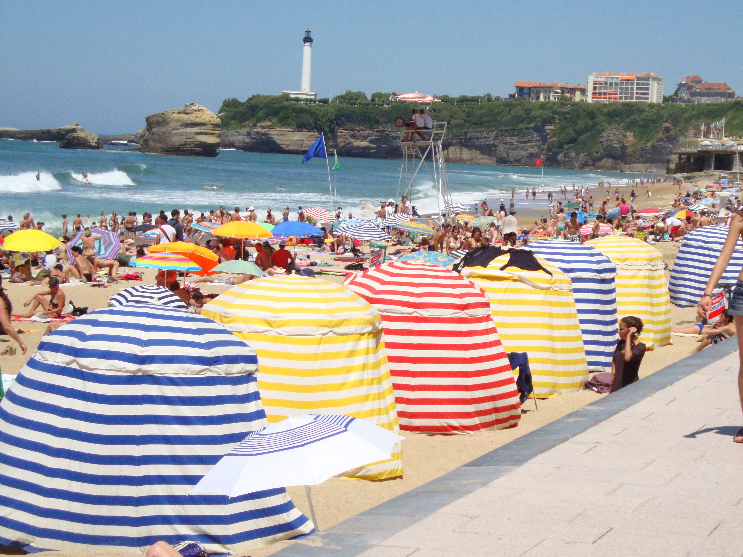 People on the beach photo