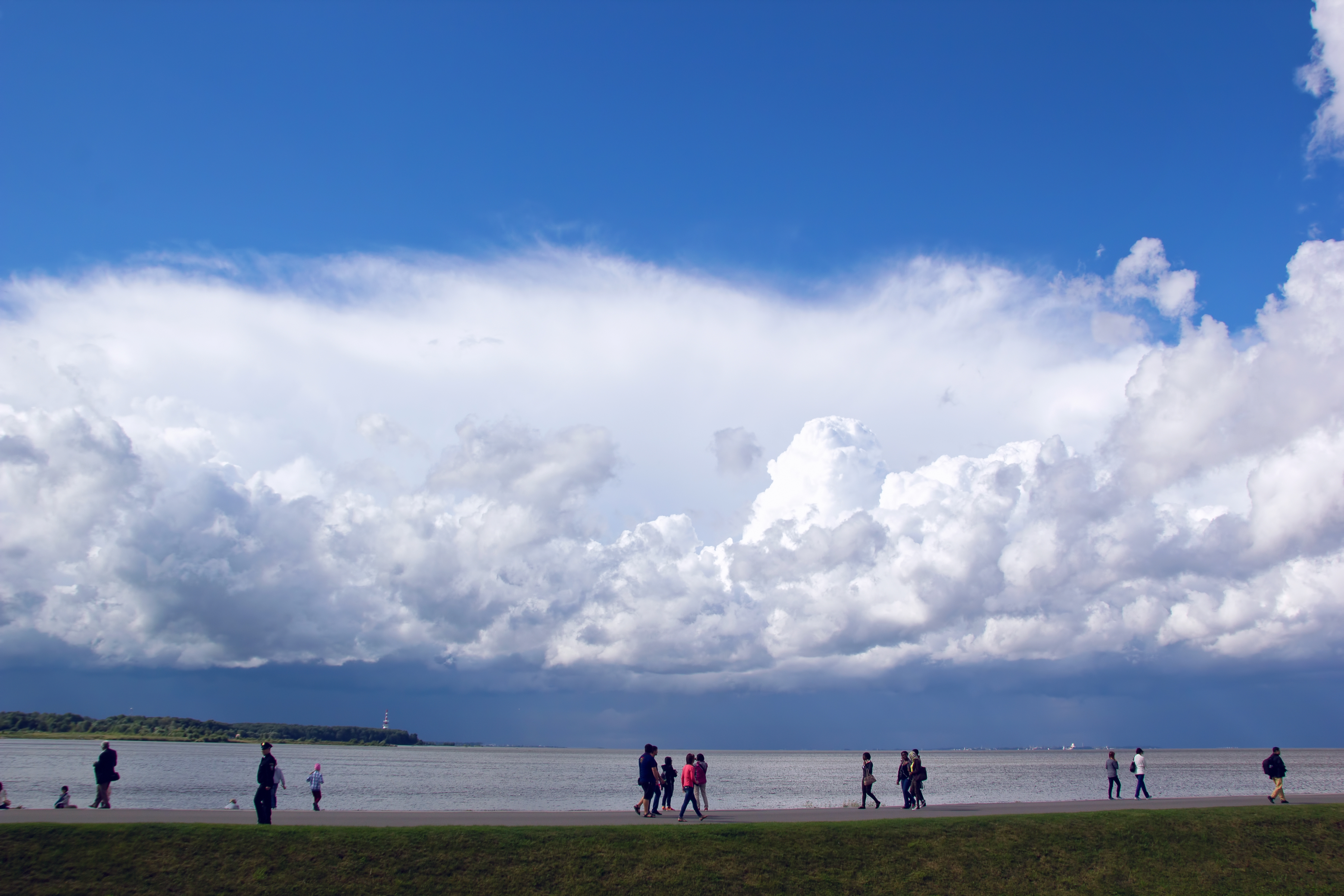 People on the beach photo