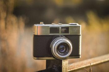 Close-up Photography of Vintage Camera