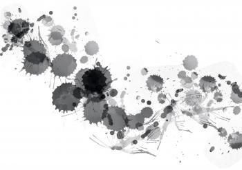 Black Paint Splats