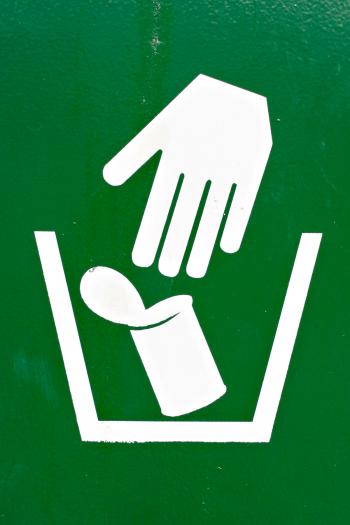 Garbage Disposal Sign