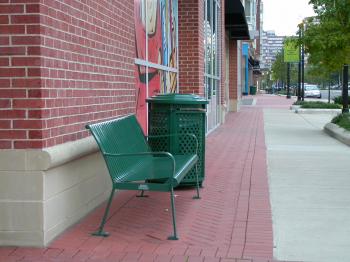 Green bench