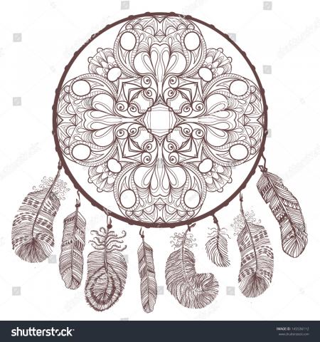 Abstract Dreamcatcher Texture