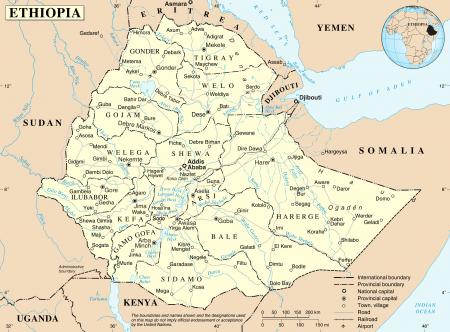 Ethiopia Map