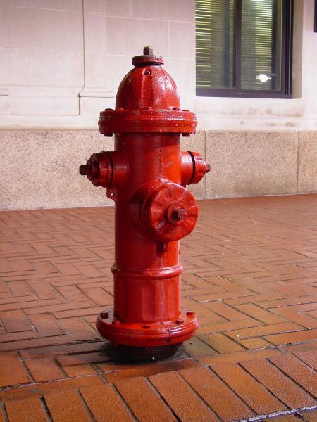 red fire hydrant