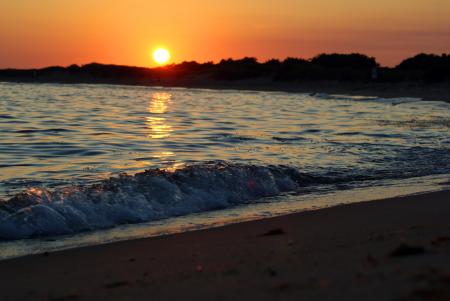 Ocean Wave Sunset